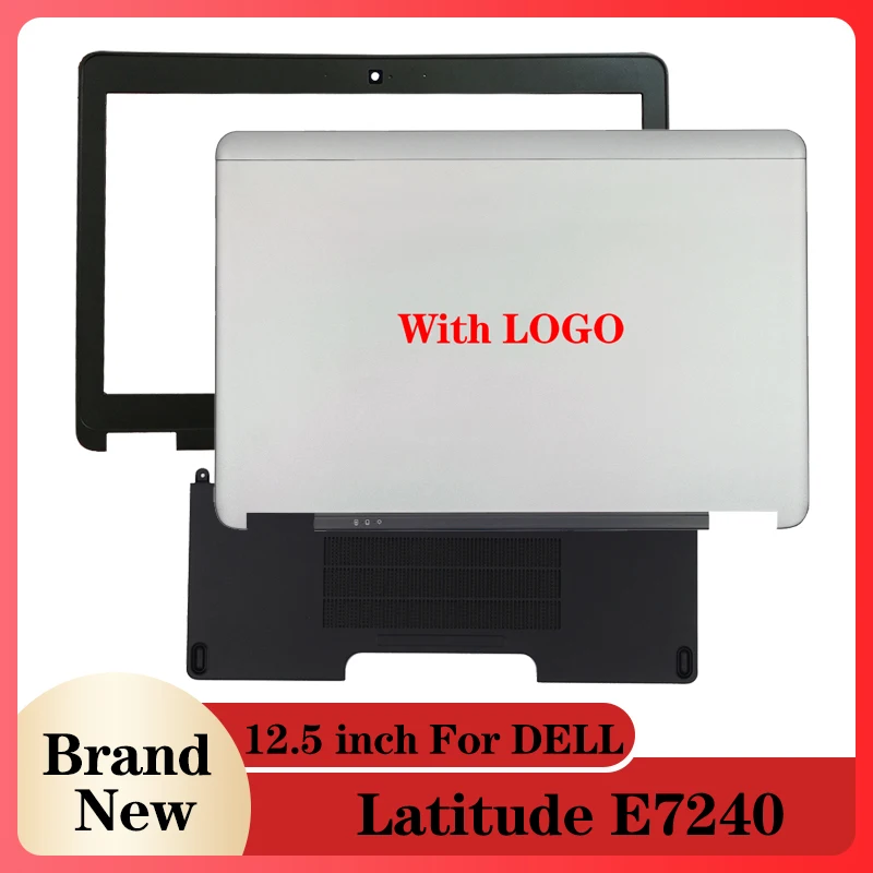 Новая задняя крышка ЖК-дисплея ноутбука/Передняя панель/Нижняя крышка двери для Dell Latitude E7240 0WRMNK 04VCNC 08HH6V AM0VM000701 серебристая
