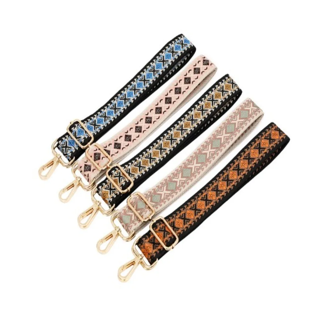 

Jacquard Weave Long Shoulder Bag Strap Practical Dacron Accessories Replacement Strap for Bags Bag Straps