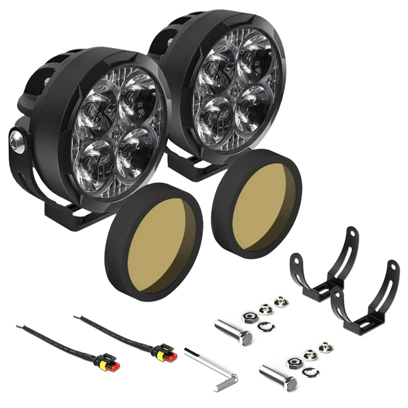 3-дюймовые светодиодные капсулы мощностью 90 Вт с янтарными крышками