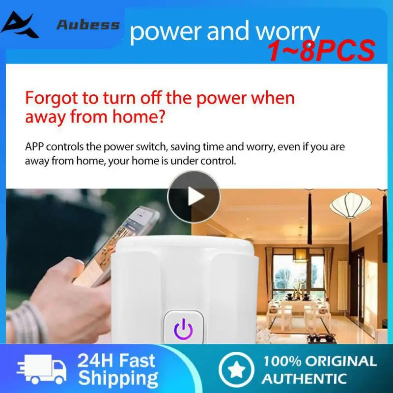 

Умный Wi-Fi адаптер 16 А с пультом ДУ, 1-8 шт.
