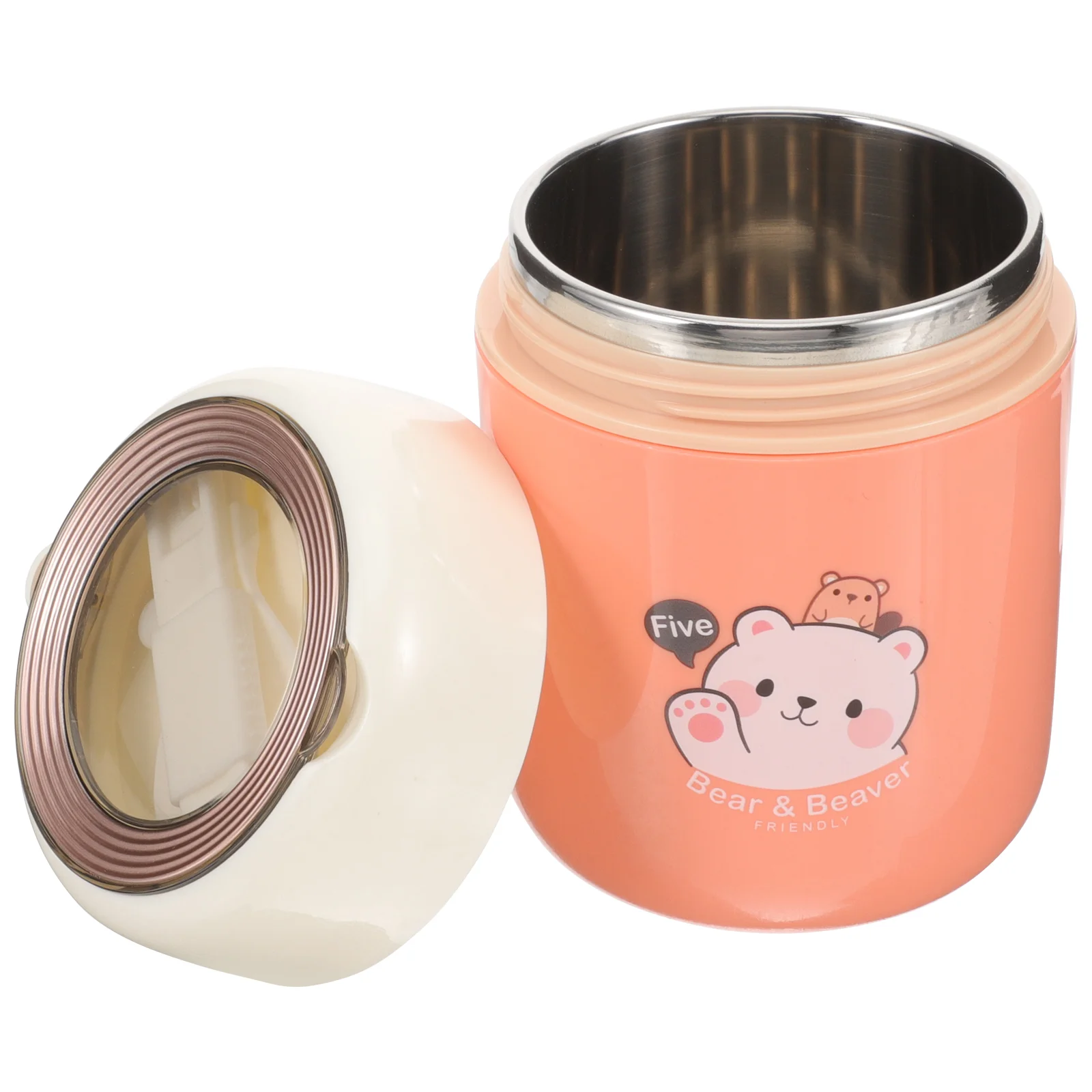 

Small Insulation Barrels Thermal Containers Hot Food Jar Soup Can Breakfast Cup Stainless Steel Child