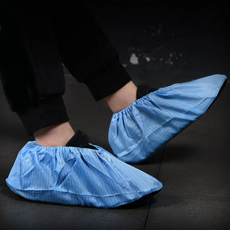 Keep Floor Carpet Cleaning Household Non-slip Reusable Shoe Covers Anti-static Washable Non-slip Cloth Shoes Protector Cover