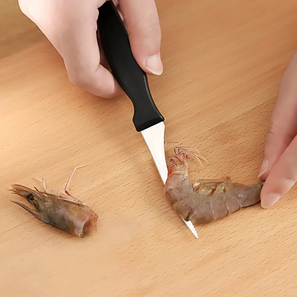 Нож для чистки проволоки креветок из нержавеющей стали нож резки кишечника