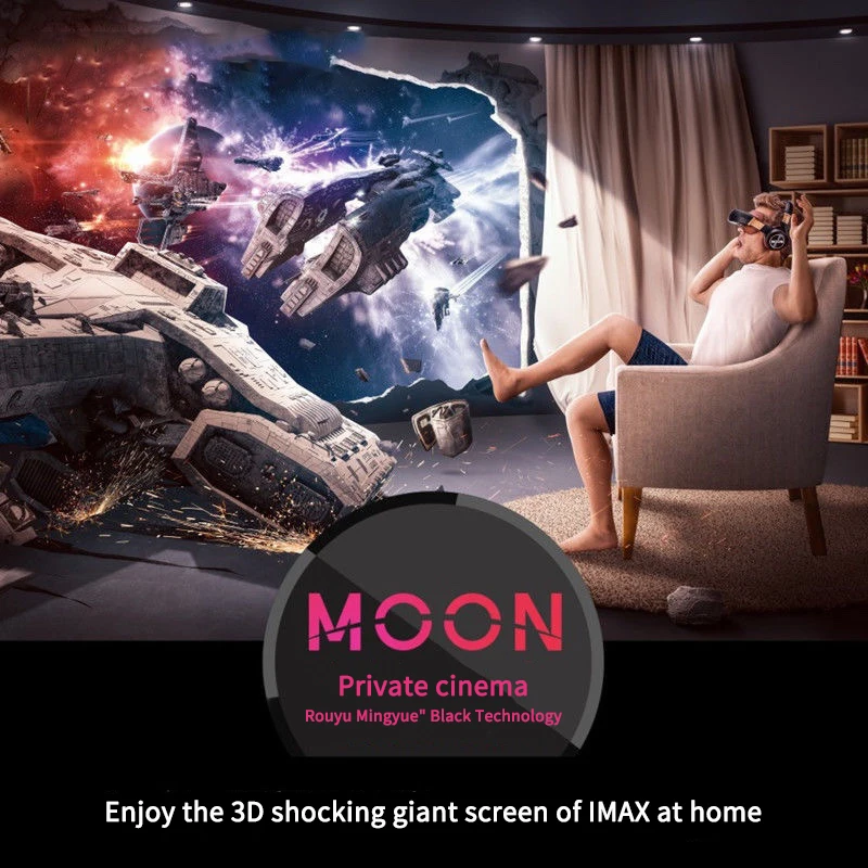 Оригинальная 3D VR-гарнитура Royole Moon все в одном Hi-Fi наушники очки виртуальной