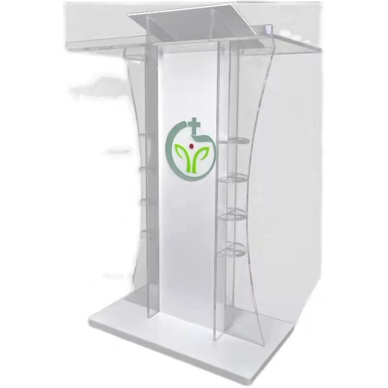 Акриловый стол для приема подиума хрустальный светодиодный светильник