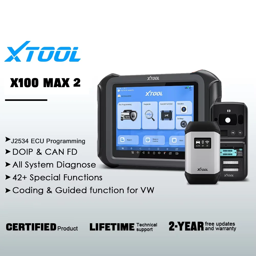 XTOOL X100 MAX 2-х клавишный программатор с KC501 для BENZ/BMW/VW потерянный полный системный