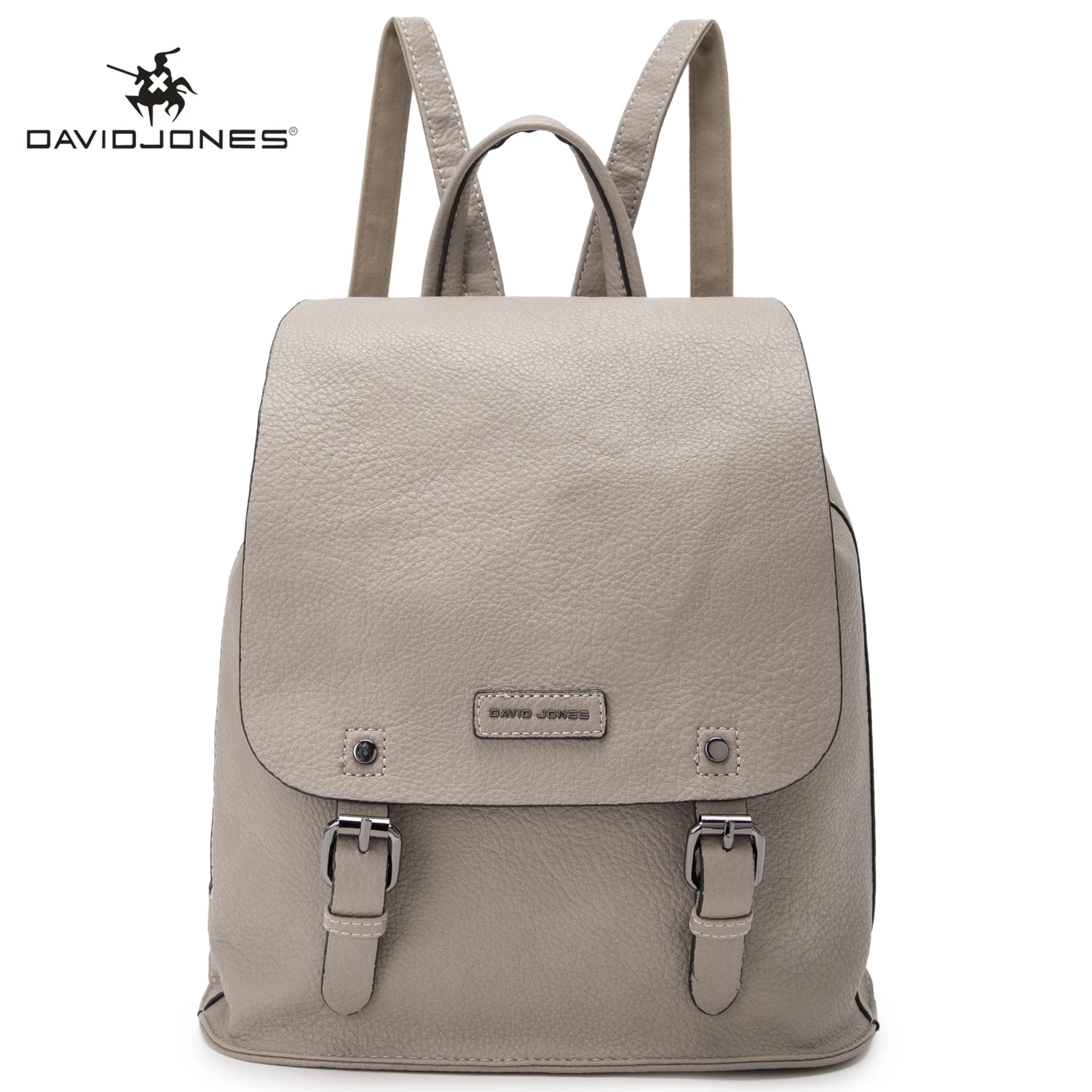 

David Jones Paris Casual Backpack for Women High Quality Soft PU Faux Leather Shoulder Bag School Back Pack 2022 Luxury Design