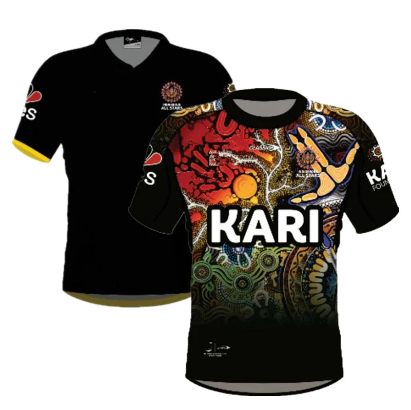 

INDIGENOUS ALL STARS 2019-2021 RUGBY JERSEY Size: S-3XL--5XL