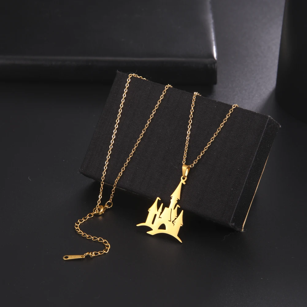 Skyrim Париж Эйфелева башня Лондон Биг Бен ожерелье для женщин церковь замок