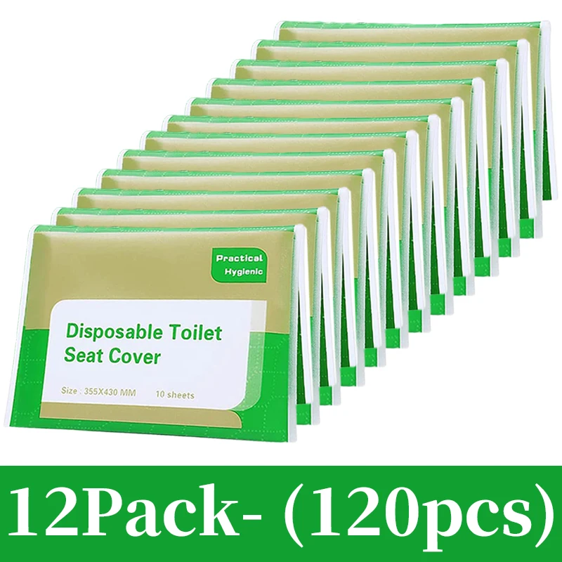 

Одноразовые бумажные чехлы на унитаз 120 шт.