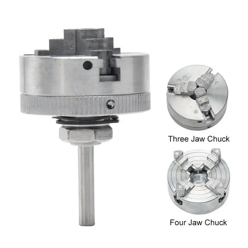 

Drill Chuck For Impact Driver Mini Keyless Quick Change Drill Converter Alloy 3/4 Jaw Keyless Drill Chuck Attachments For Power