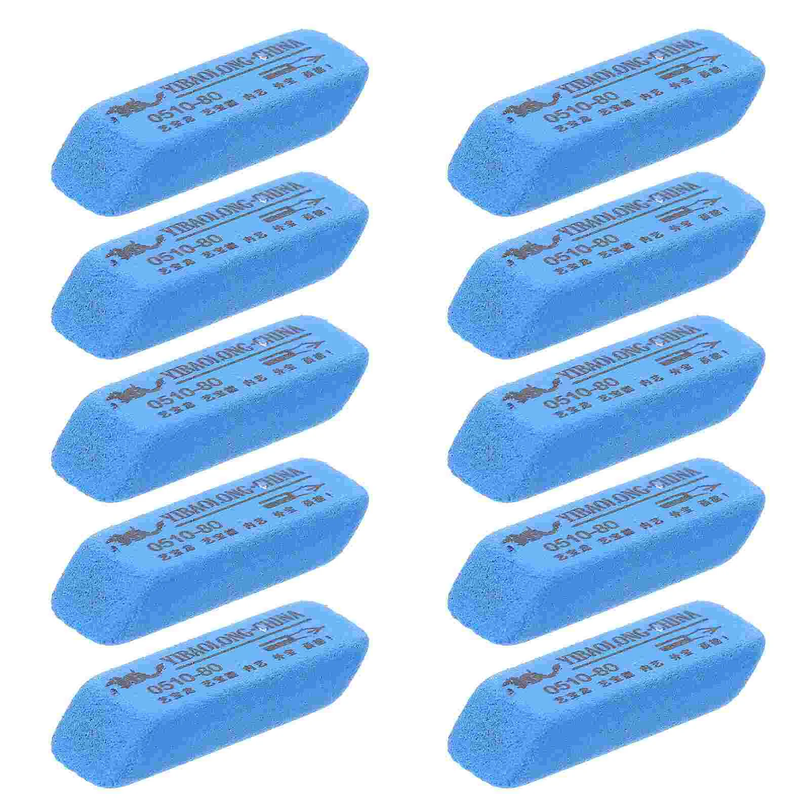 

10 Pcs Computer Cleaner String Fret Derusting Cleaning Eraser Memory Card Rubber Block Erasers Practical Polishing