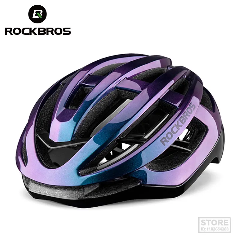 

ROCKBROS Ultralight Bicycle Helmet Men Cycling Integrally-molded Women MTB Road Breathable Ventilation Sport Safety Bike Helmet