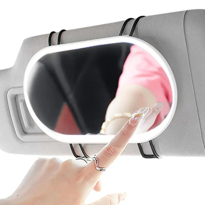 

Auto Sun Visor Cosmetic Mirror Universal Makeup Touchscreen Mirrors Interior Decoration Sun-Shading Accesories For Most Cars
