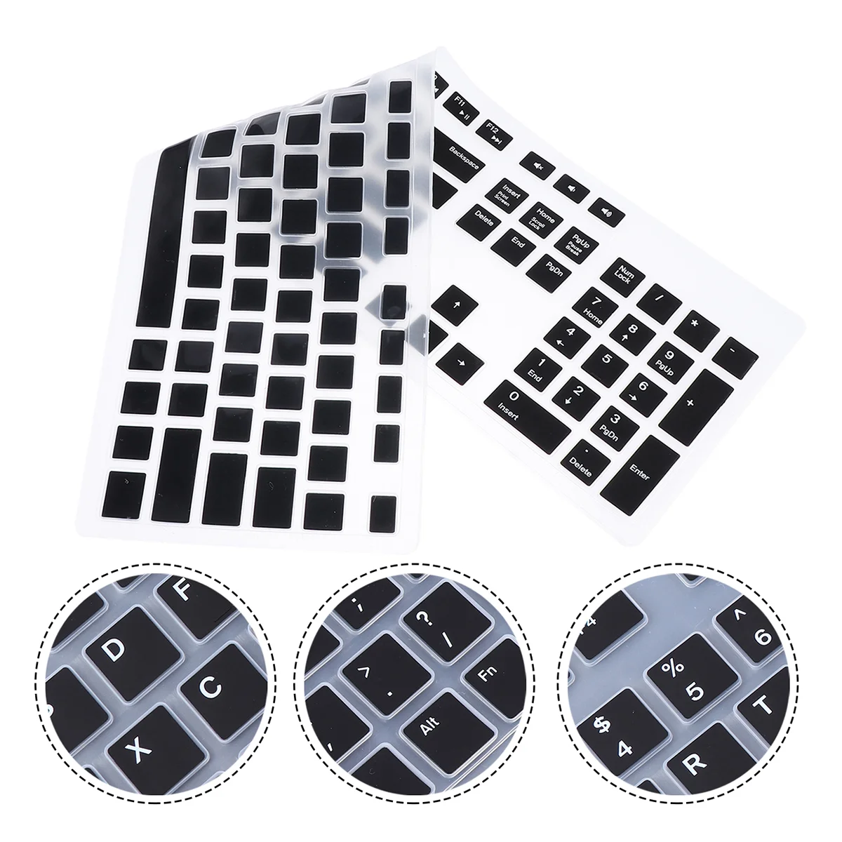 

Keyboard Covers Desktop Keyboard Film Silicone Keyboard Skins Desk Protector Keyboard Protector