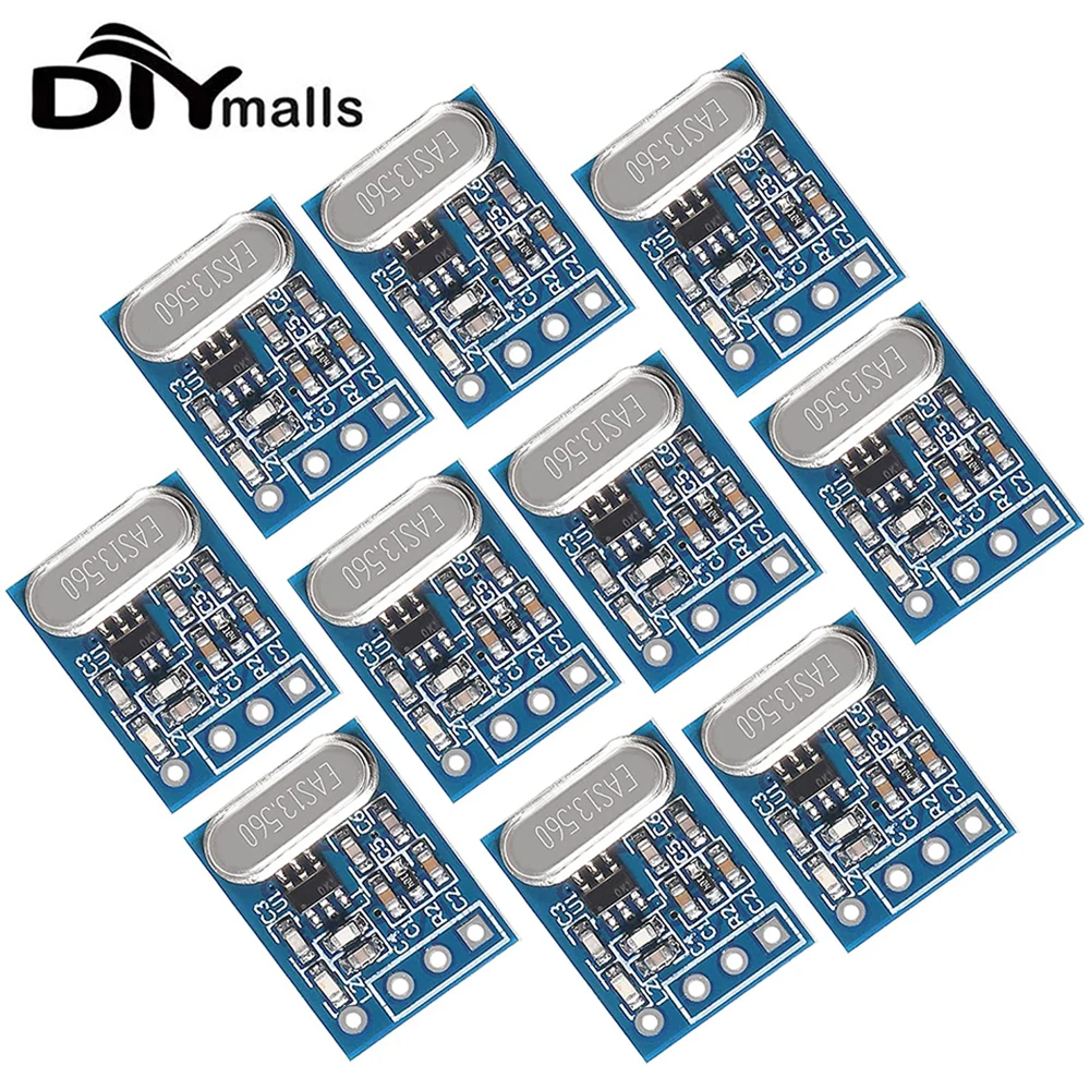 10PCS 433MHZ Wireless Transmitter Receiver Board Module SYN115 F115 433M ASK Chip PCB for arduino