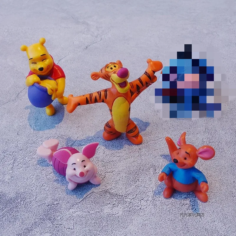 

4PCS/lot 3.5-7.5cm Disney Winnie Bear Pigget Tigger and Kangaroo Ornaments