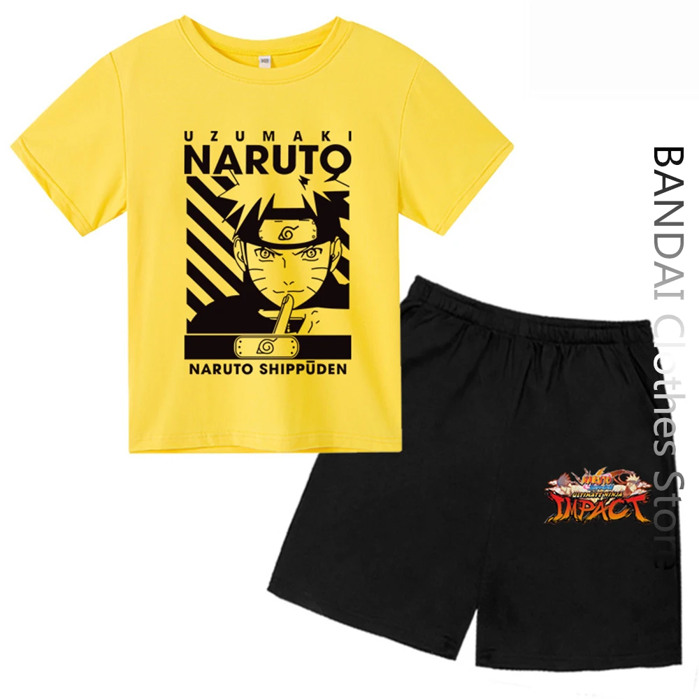 

Naruto Tshirt For kids Cartoon Fashion Casual Children Children's Clothing Boy Baby Men Women Short Sleeve T-shirt Top Clothing