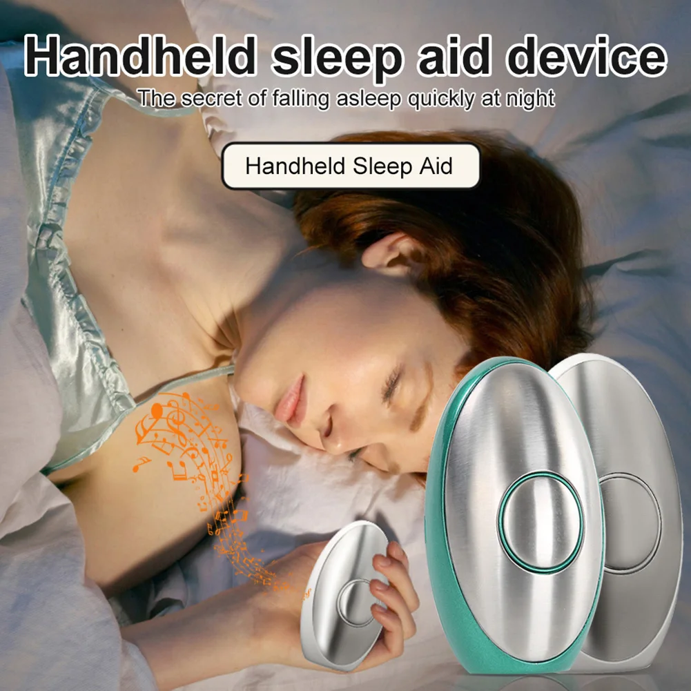 

Hand Held Sleep Aid Instrument Microcurrent Hypnosis Instrument Massager and Relax Tool Stress Pressure Relief Help Sleep Device
