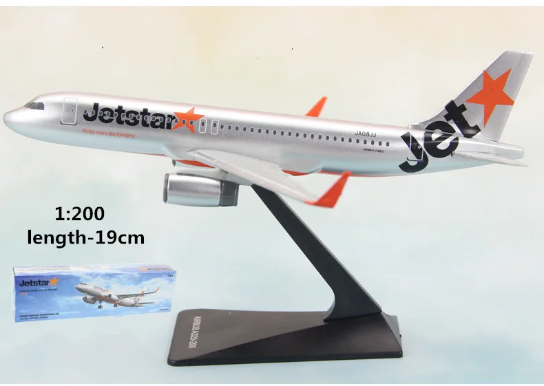 

1:200 NEW ABS Plastic Air Jet JETSTAR Airbus A320 Airlines Aircraft model DIY Assembled airplane model Plane GIFT