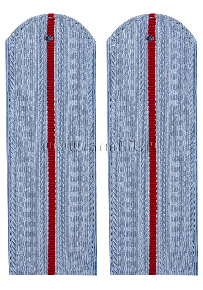 Погоны Полиции на светло-голубую рубашку с 1 просветом