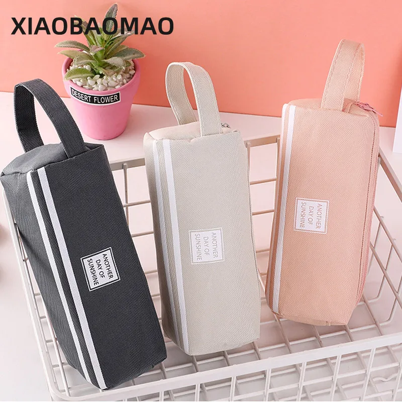 Large Capacity Pencil Case School Students Stationery Pen Storage Bag Supplies Cute Pencil Cases Box Office Stationary Supplies