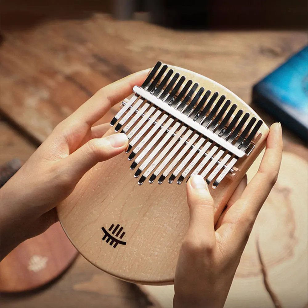 

Женская коробка для музыкальных инструментов Kalimba, рождественские клавиатуры, синтезатор, Подарочный аксессуар, мини-пианино с большим пальцем, деревянная безделушка