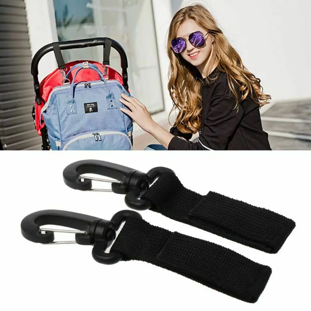 

Safe Carrier Buggy Pram Pushchair Diaper Bag Hanger Baby Stroller Hook Shopping Bags Carriage Pushchair Clip
