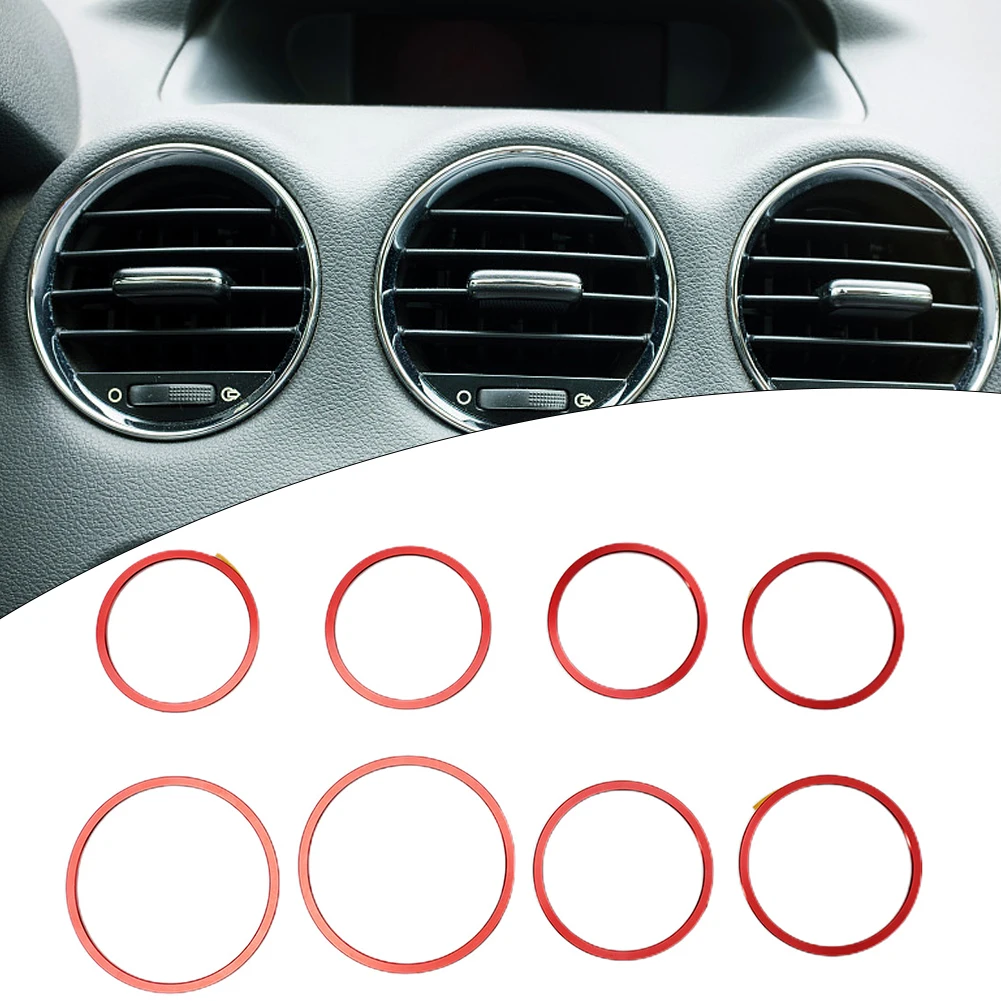 

Air Condition Air Vent Outlet Ring Cover Trim Decoration Sticker For Benz E-Class W213 2016-2021 Air Conditioning Vent Ring Trim