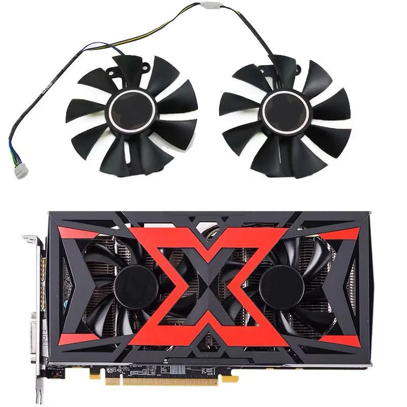

New Dylan RX580 2048SP X-Serial DIY graphics card cooling fan