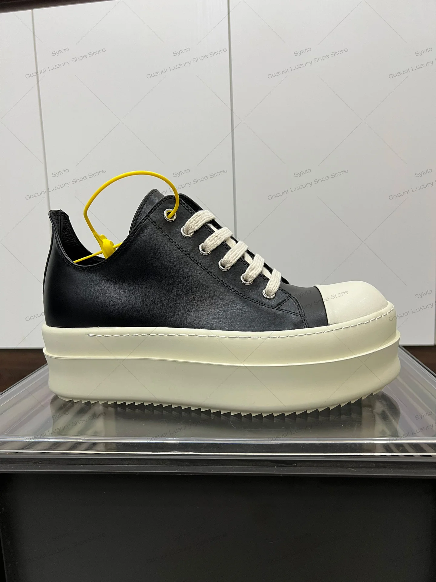 Мужские повседневные кроссовки из натуральной кожи черные/коричневые/кофейные