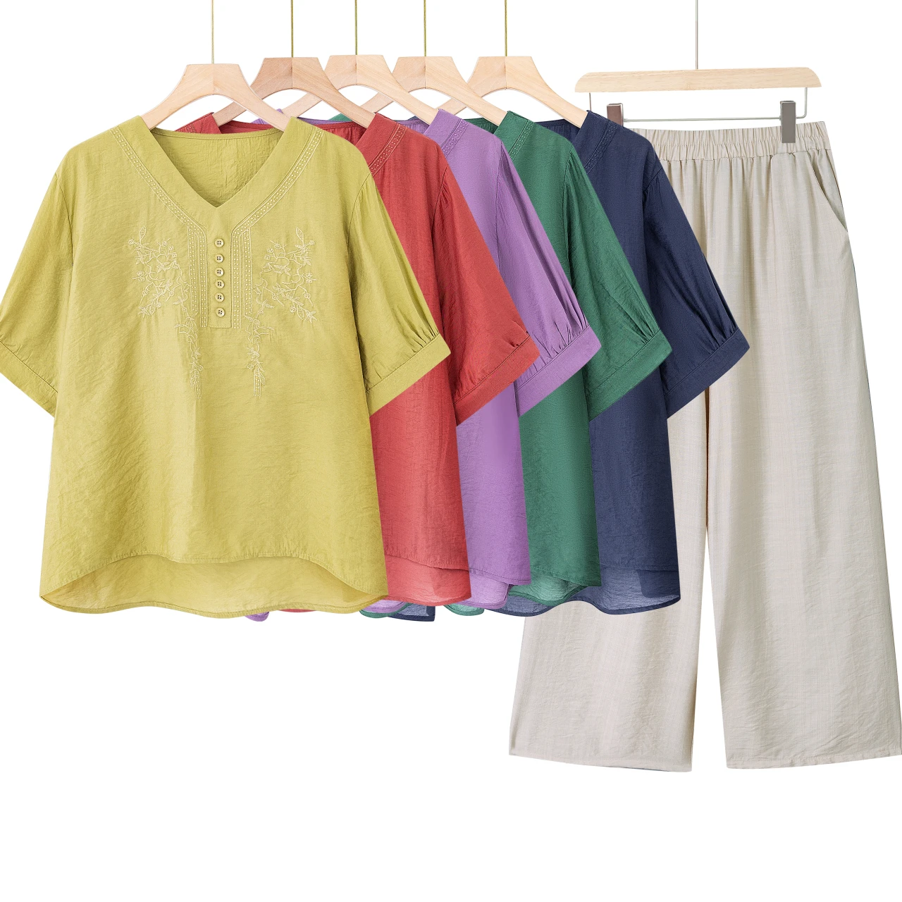 Костюм гастродия Элата для женщин среднего возраста свободная дышащая вышивка с