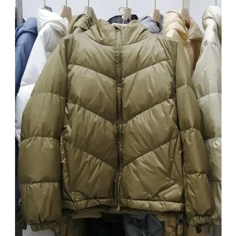 Winter New Down Jacket Women's Short Sections of Cotton Clothes Standing Collar Casual Loose Thickening Warm Fashion Jacket