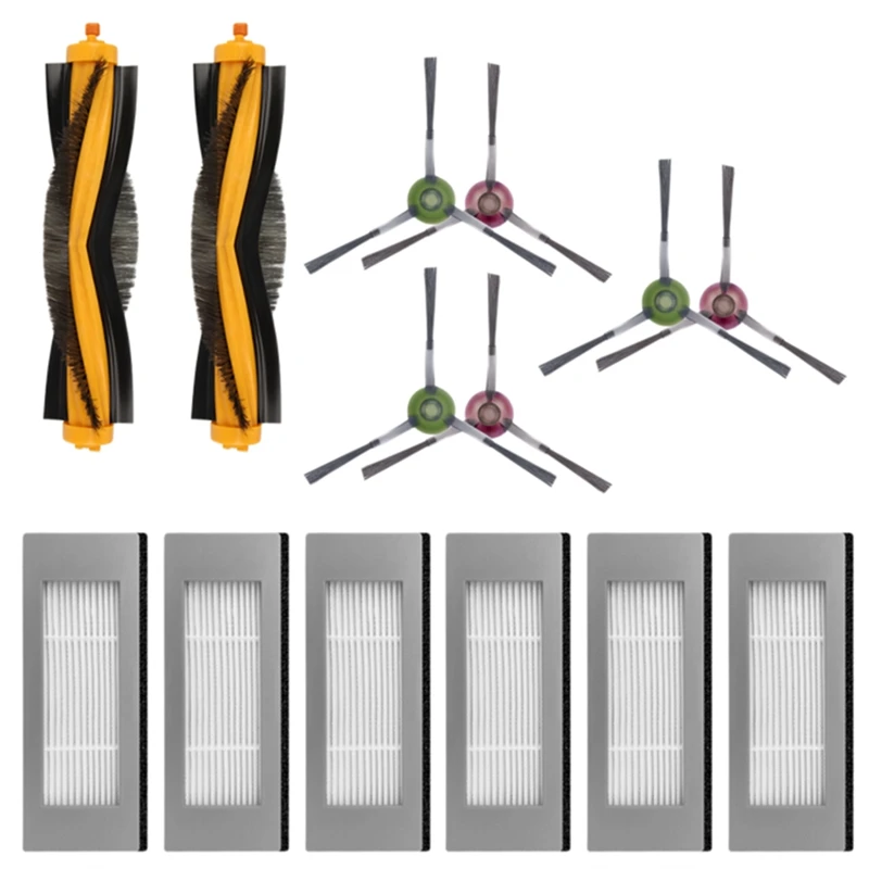 

Main Brush Side Brush Hepa Filter Kit For Ecovacs Deebot Ozmo 900 DN5G Vacuum Cleaner Replacement Spare Parts