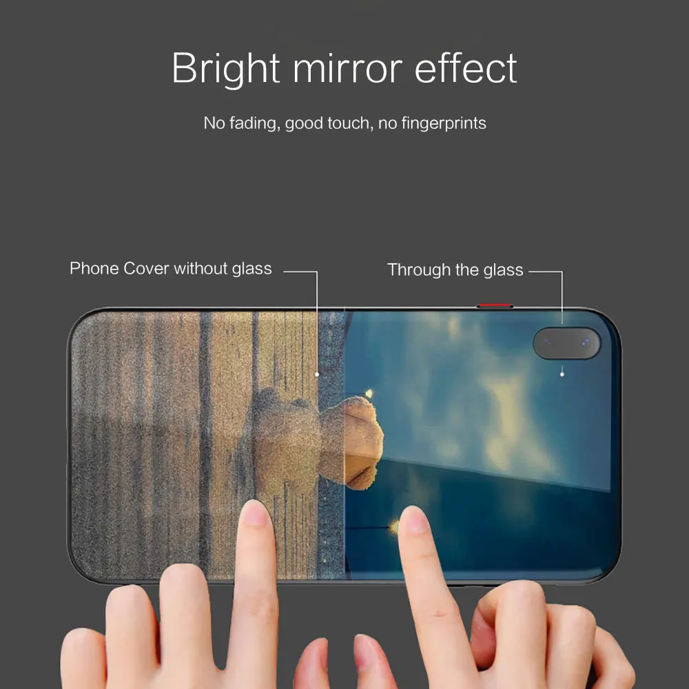 Задняя панель из черного стекла для Honor 50 30 20 10 Lite Pro 10i 20i 9a X9A 8a X8 8X X8A X7A силиконовый