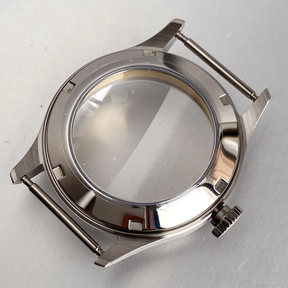 Корпус для часов Tandorio 4 Styles Chapter Ring 38 мм, ретро-дизайн, сапфировое стекло, подходит для циферблатов 28,5-29 мм, совместим с механизмами NH34, NH35, NH36, ETA2824, PT5000. (art.: 3920d87d4e75a) - 3920d87d4e75a