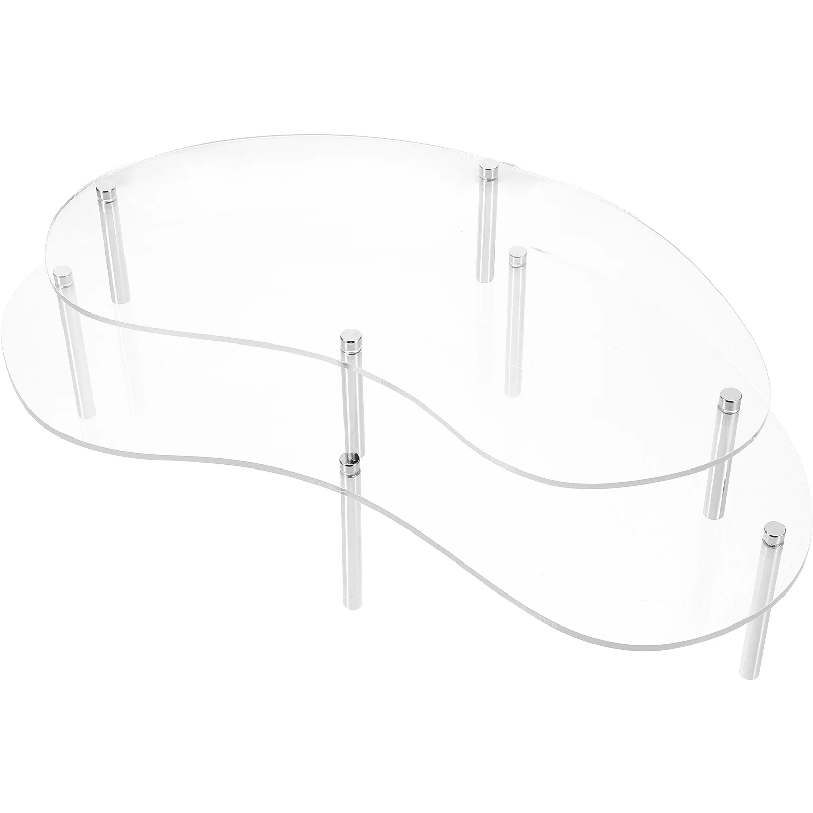 

Подставка для кексов акриловая прозрачная многослойная металлическая подставка для десертов