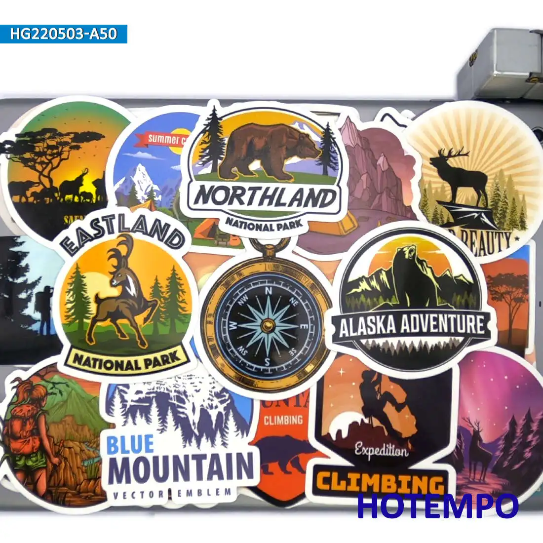 50 шт. путешествия приключения восхождение на горы открытый кемпинг дикая природа