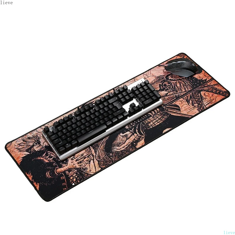 

New 800mm*300mm Various Patterns Large Large Rubber Non-Slip Mouse Pad Game DeskPad Computer Accessories Free Standard Logistics