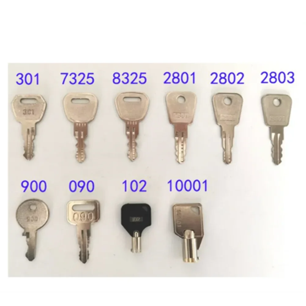 

10pcs Elevator key 2801 2802 2803 7325 8325 301 090 10001 102 900 key keys