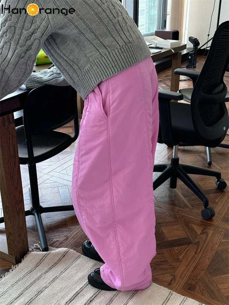 Женские плиссированные брюки с хлопковой подкладкой