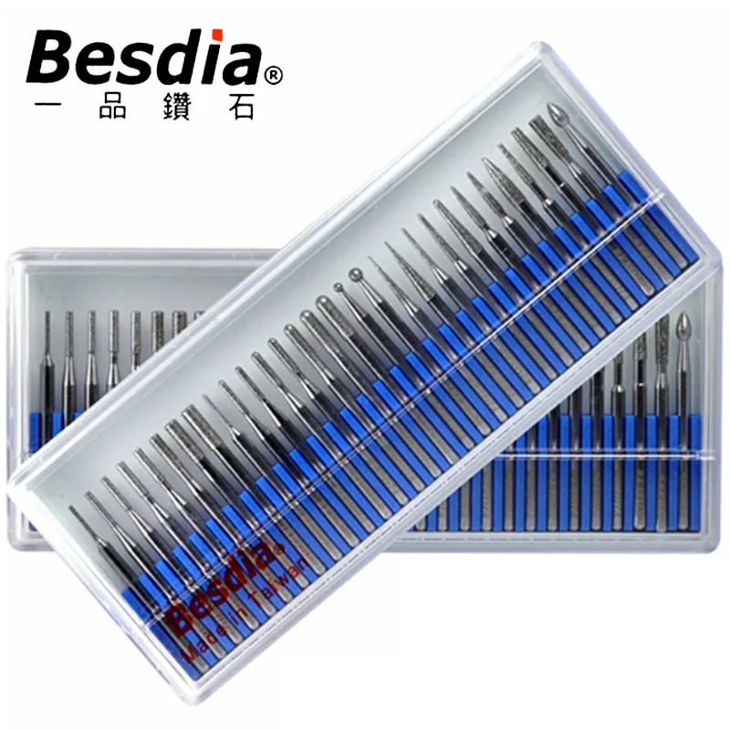 30 шт. Besdia BMA-30 набор алмазных точек, шлифовальная головка из сплава, нефритовая полировка, инструмент для резьбы по внутренним отверстием, алмазный шлифовальный стержень