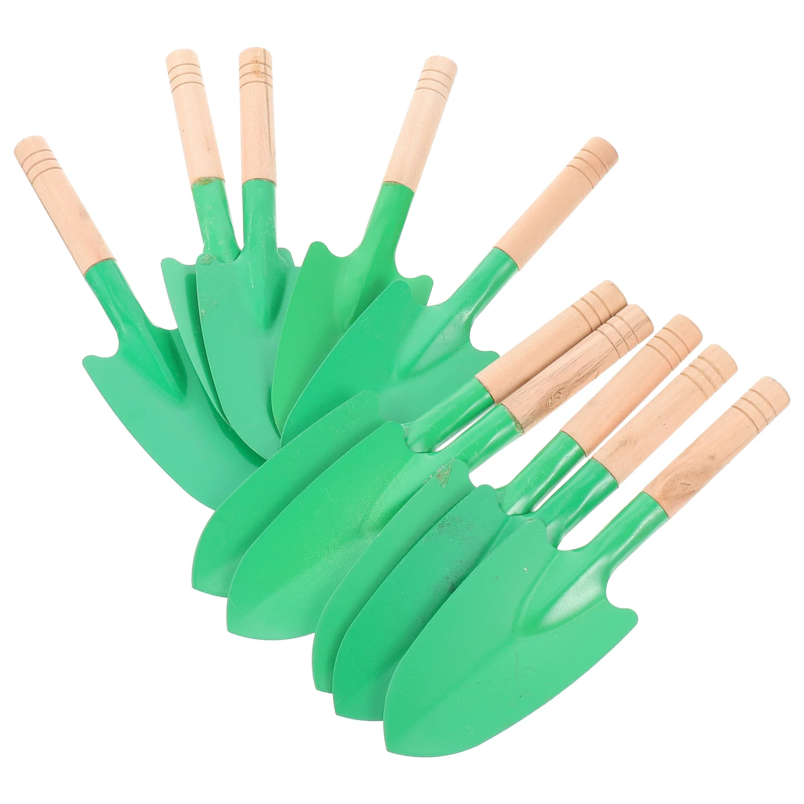 

10 Pcs Garden Trowels Handheld Planting Shovels Iron Shovels Gardening Tools