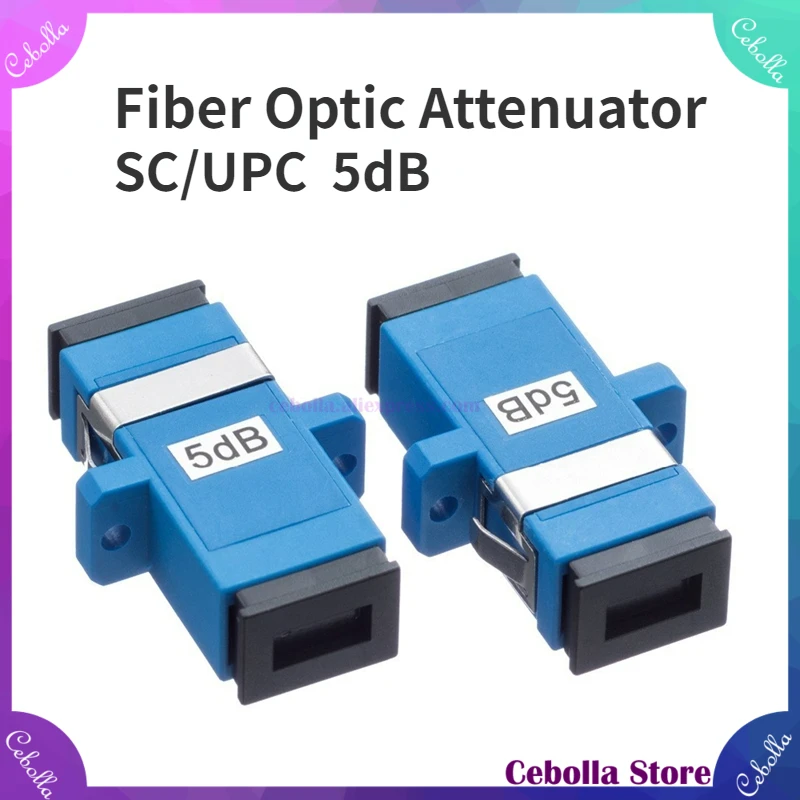 

5 шт./упаковка, волоконно-оптический аттенюатор типа SC UPC 5 дБ