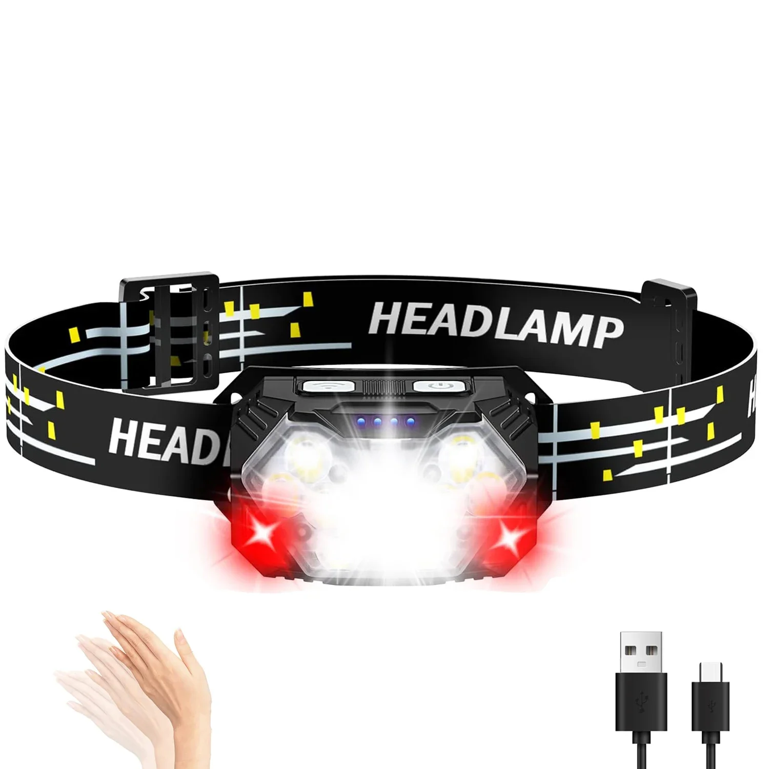 

XIWANGFIRE 9 LED Налобный фонарь