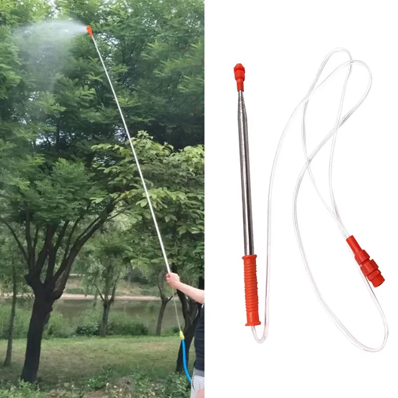 

Retractable 2.6/3.3m Hand Pressure Sprayer Spraying Rod for Pesticide Spray Tree Outdoor Garden Watering Can Accessories