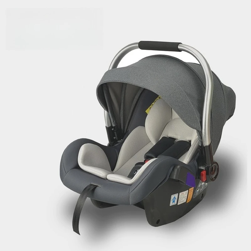 Фото Детская корзина-люлька Babyfond, портативное автокресло для новорожденных, безопасная переноска для путешествий на природе №3