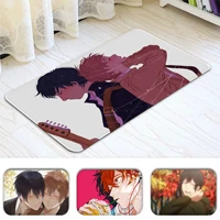 anime given floor carpet anti slip absorb water long strip cushion bedroon mat welcome rug