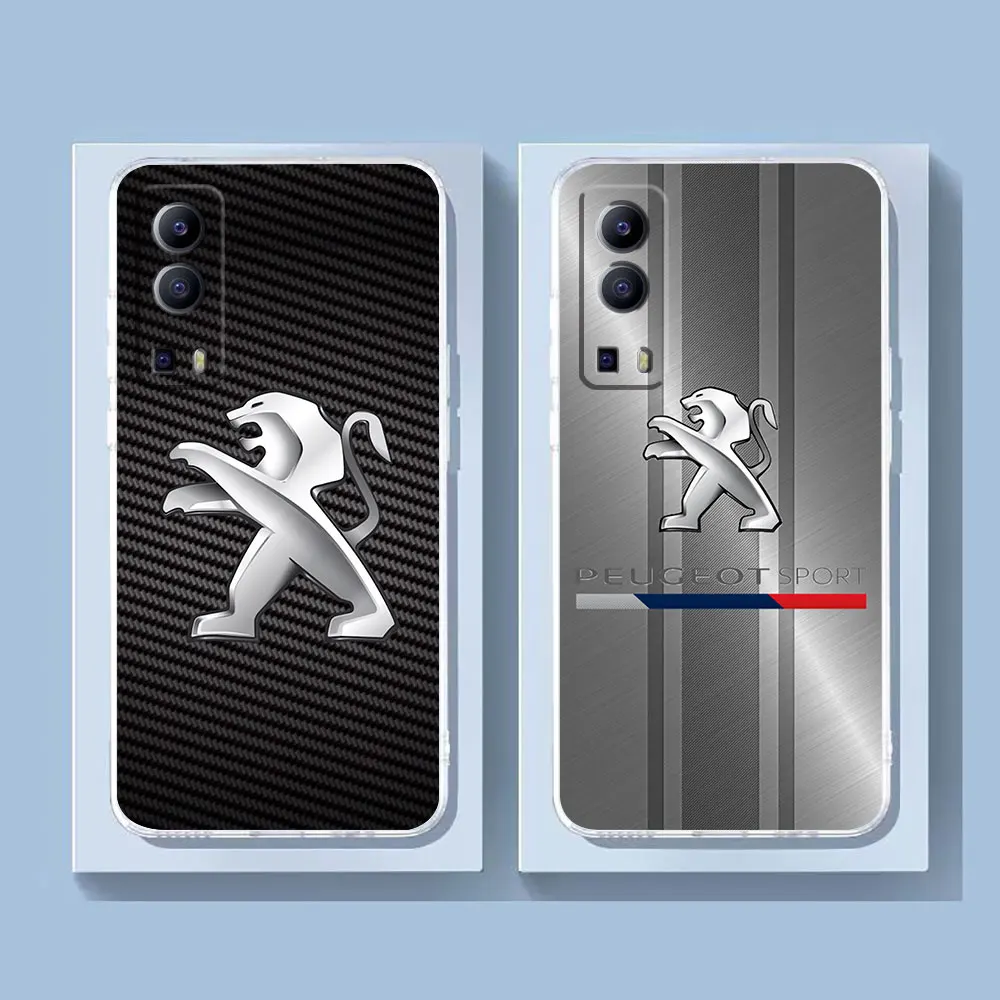 

Frenchman Car The P-Peugeot Clear Case For VIVO Y30 Y32 Y33S Y50 Y51S Y52S Y53S Y55S Y77 Y93 Y95 Y97 V20 V21 Case Funda Shell