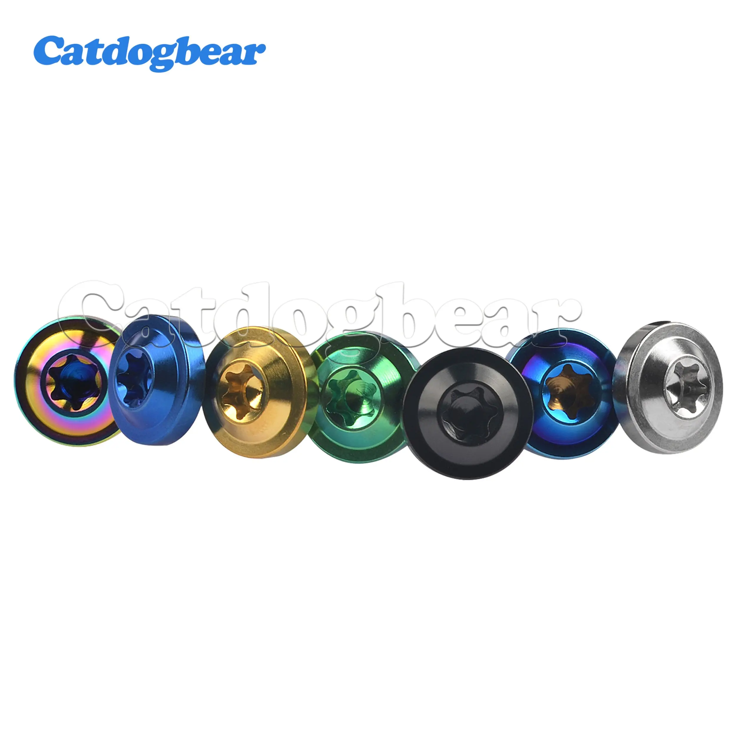 Фото Catdogbear 4 шт. титановых болта M4x10 15 20 25 30 мм с головкой Torx, титановые винты для вилок мотоциклов, крепежные элементы. №4